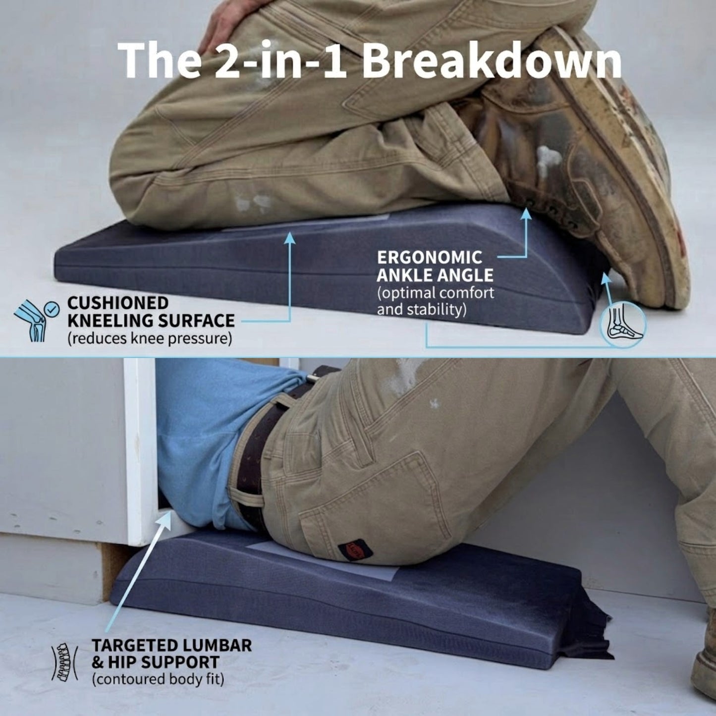 Uncle ToeKnee | 2-in-1 Plumber Mat