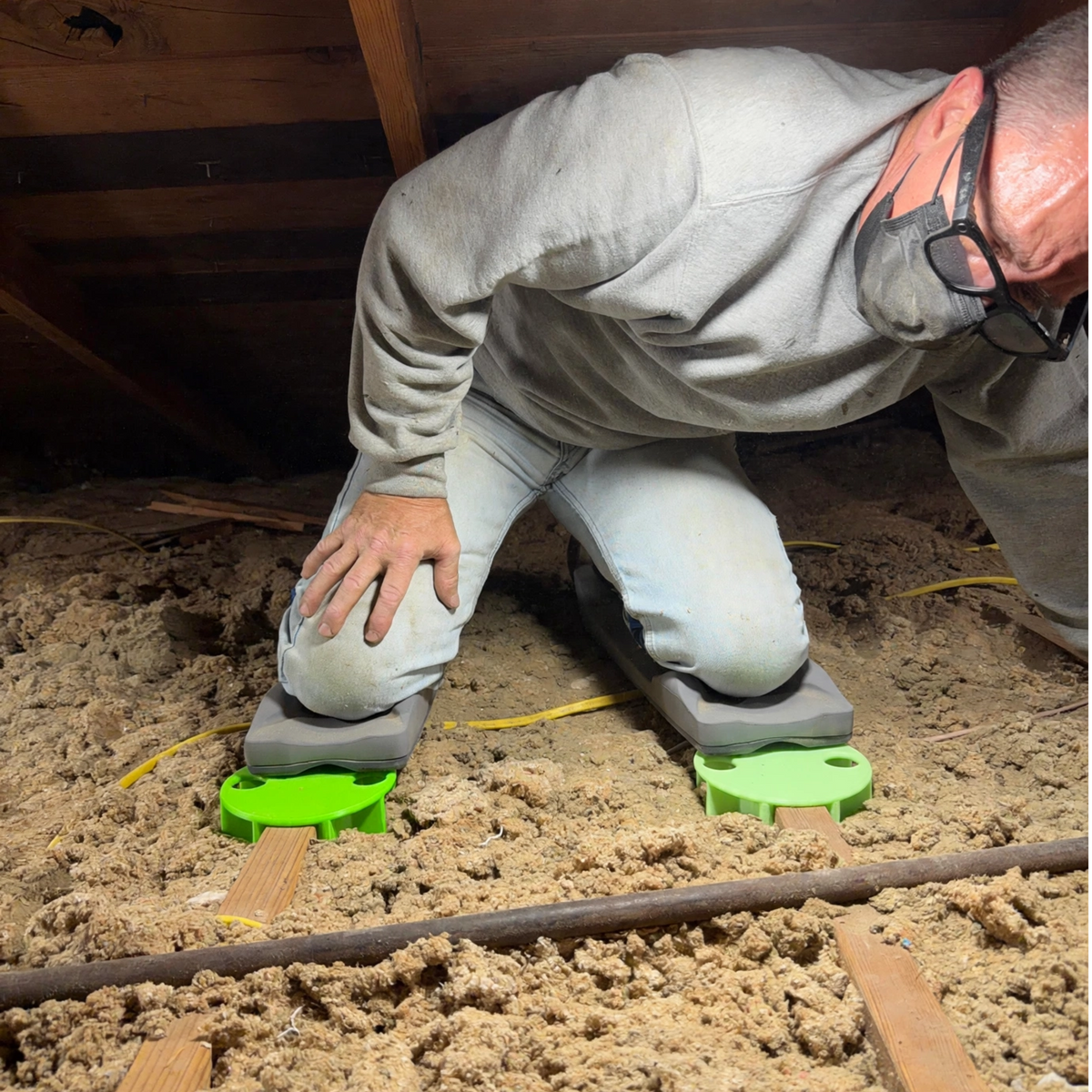 Trustilizer Attic Disc - Joist Balancing Aid with 2 Spring Links, 1 Pair