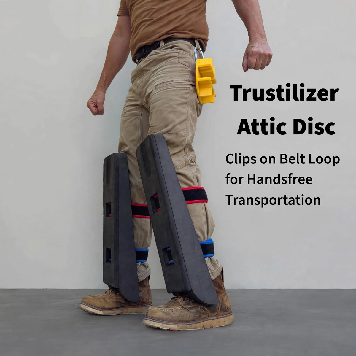 Trustilizer Attic Disc - Joist Balancing Aid with 2 Spring Links, 1 Pair